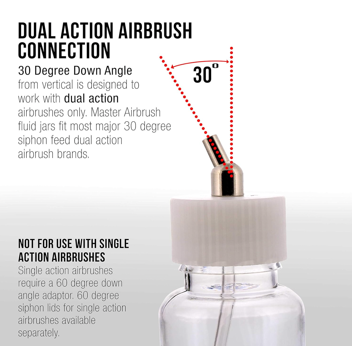 Airbrush Plastic Paint Bottle