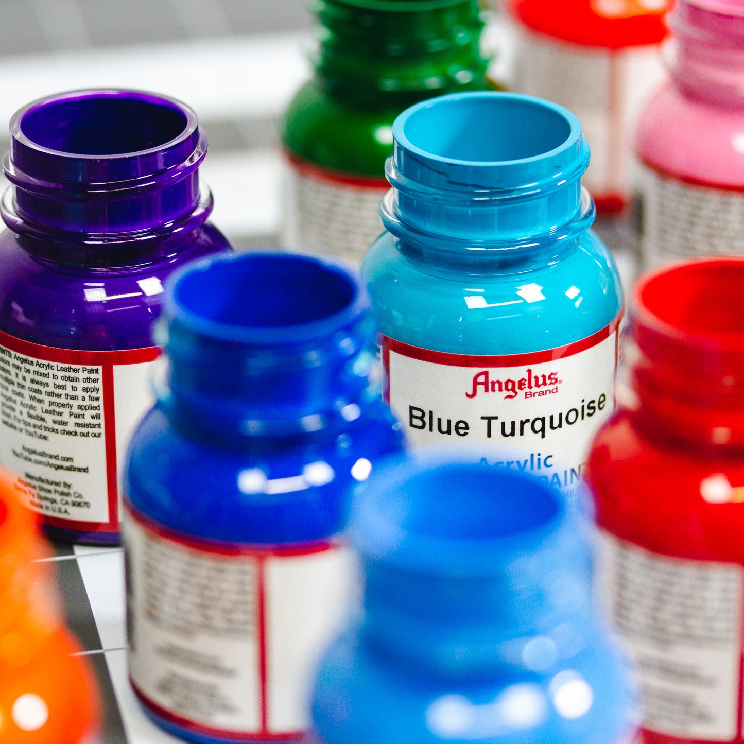 Angelus Acrylic Leather Paint Blue 1oz