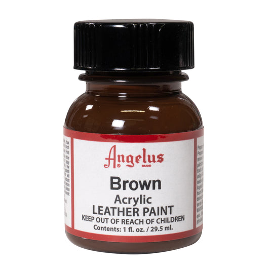 Angelus Acrylic Leather Paint Brown 1oz
