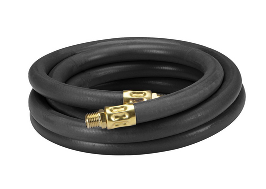 3/8 in. x 8 ft. - 15 ft. Rubber Air Hose